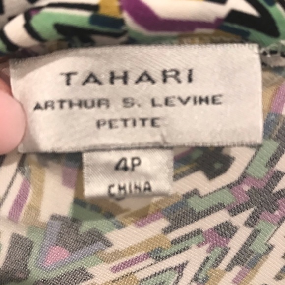 Tahari multi color top - Picture 4 of 4